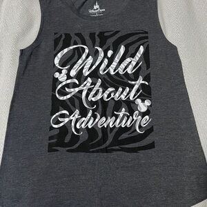 Disney Animal Kingdom Charcoal Tank Top - Wild About Adventure